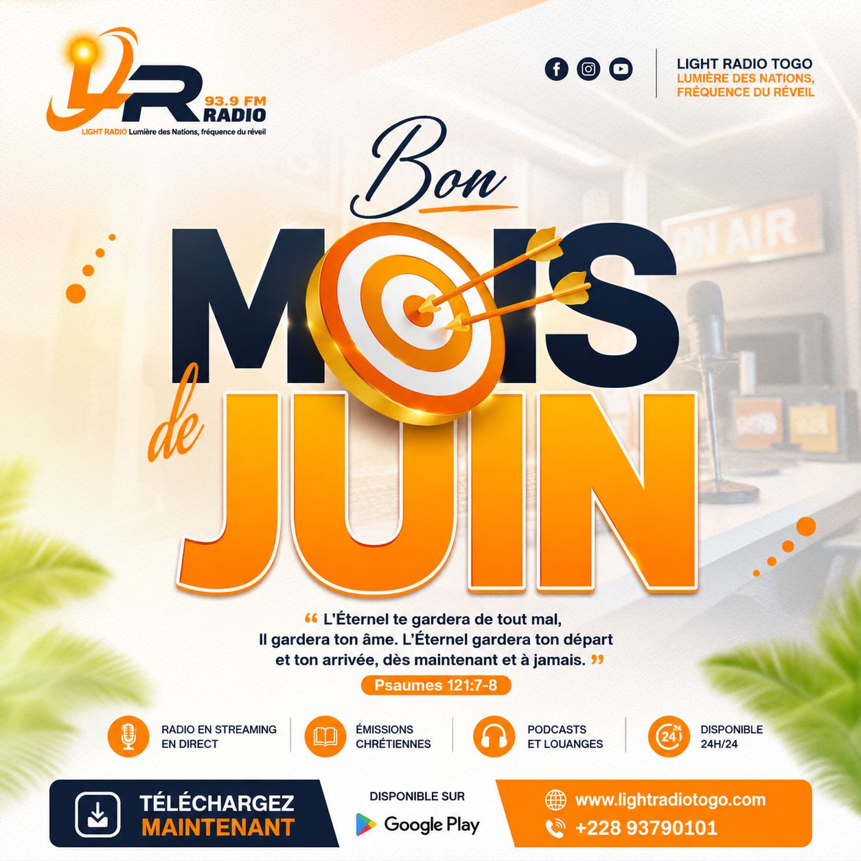 🌟 BON MOIS DE JUIN AVEC LIGHT RADIO 93.9 FM 🌟
