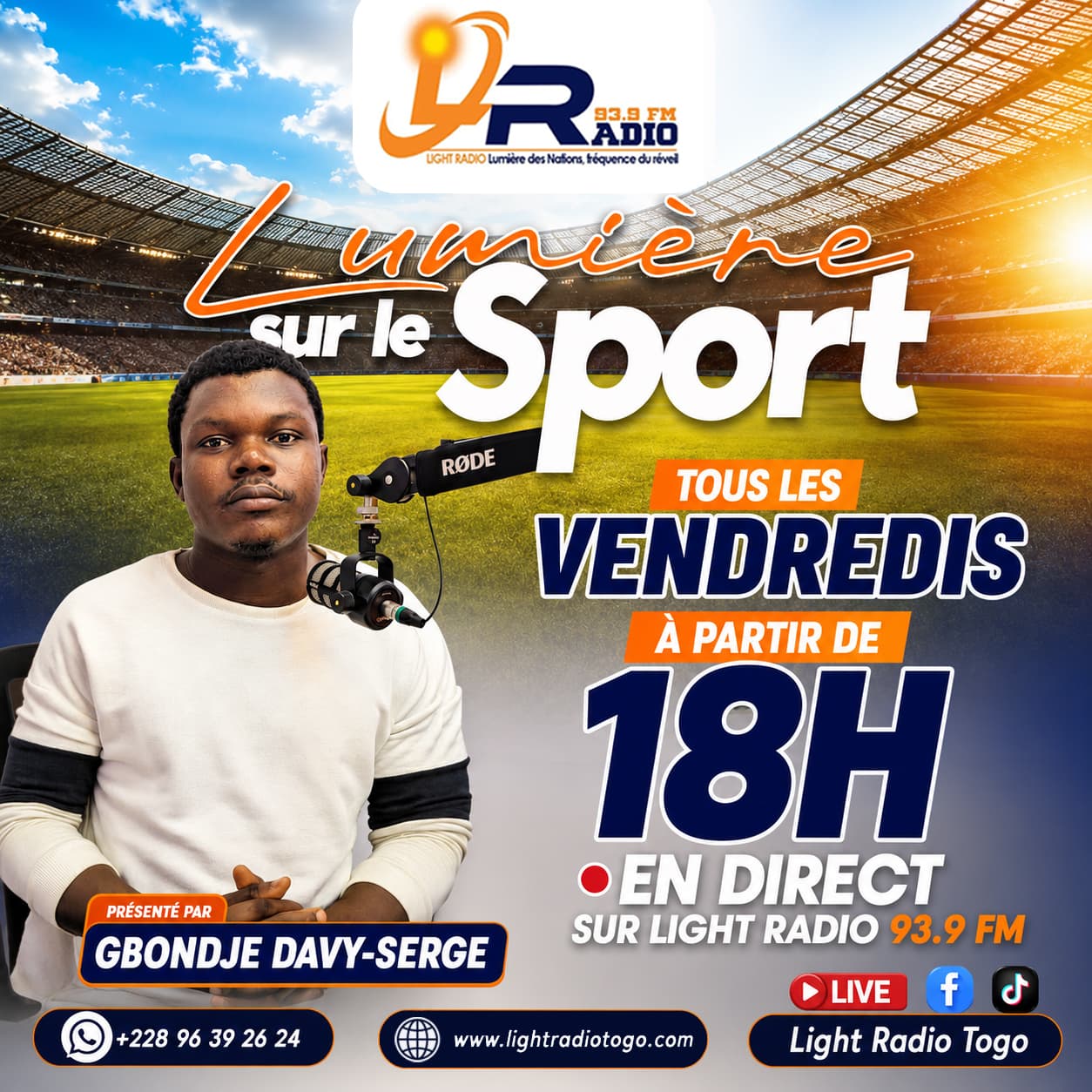 Lumière sur le Sport - Émission sportive Light Radio 93.9 FM